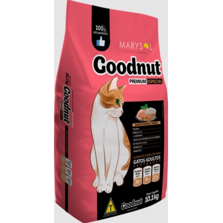 Ração Goodnut Premium Para Gatos Castrados Sabor Frango e Arroz
