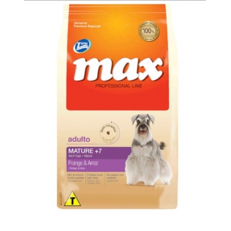 Ração Total Max Mature + 7 Frango e Arroz para Cães Adultos