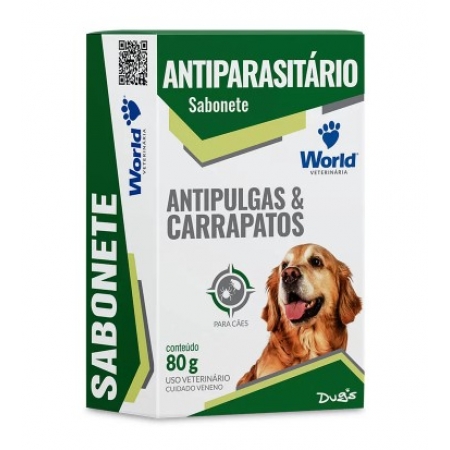Sabonete Antiparasitário Dug's World para Cães