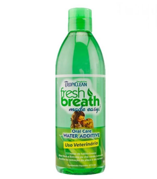 Aditivo para Água Fresh Breath Tropiclean Higiene Oral