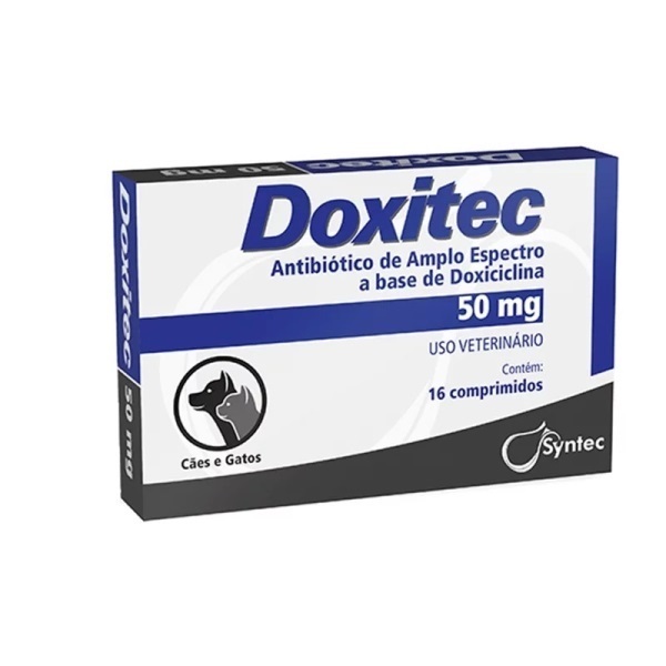 Antibiótico Syntec Doxitec 16 comprimidos