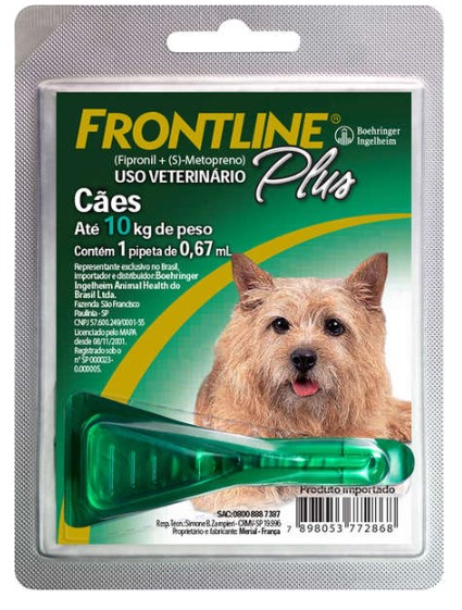 Frontline Plus para Cães de 1 a 10 Kg