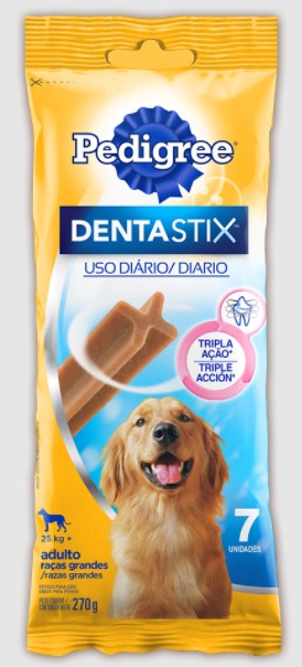 Petisco Pedigree Dentastix Para Cães Adultos Raças Grandes