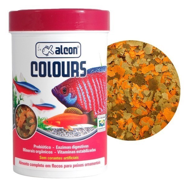 Ração Floculada Alcon Colours para Peixes