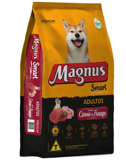 Ração Magnus Smart para Cães Sabor Frango e Carne