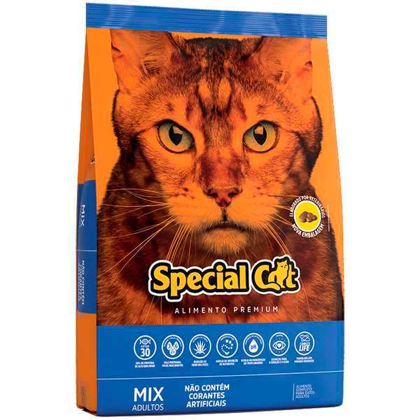 Ração Special Cat Mix Premium para Gatos Adultos