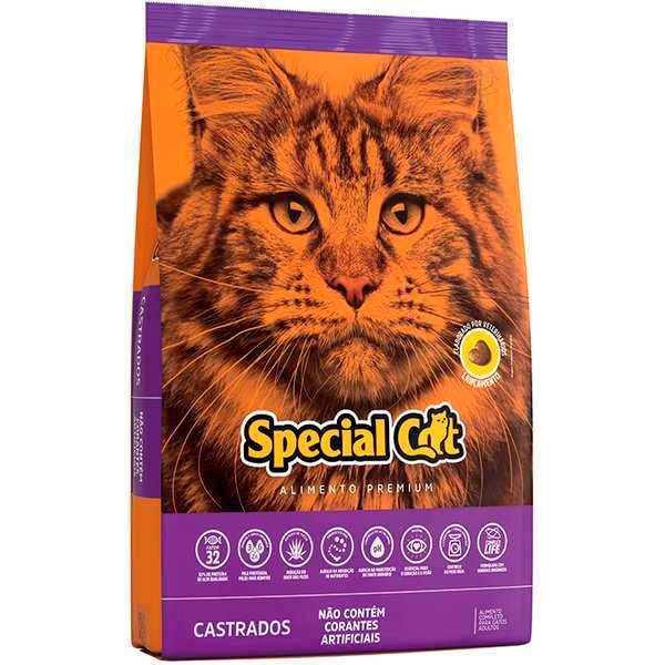 Ração Special Cat Premium para Gatos Adultos Castrados