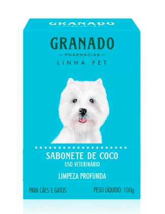 Sabonete Granado Coco para Cães e Gatos