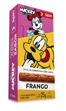 Stick Spin Pet Mickey para Cães Sabor Frango