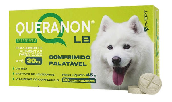 Suplemento Alimentar Avert Queranon para Cães até 30 Kg