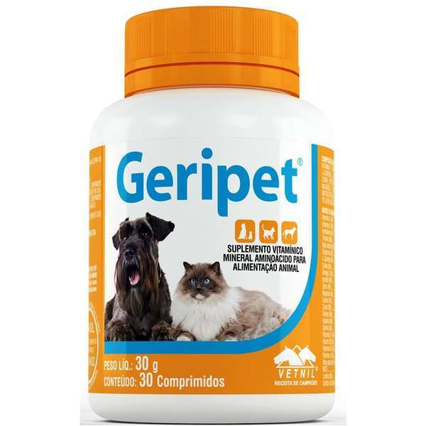 Suplemento Vetnil Geripet Para Cães e Gatos