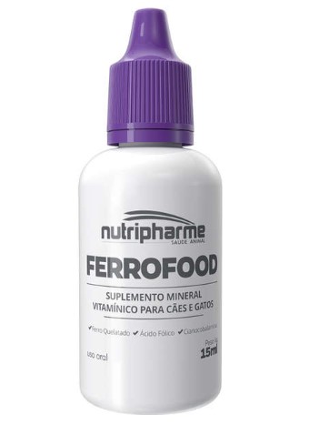 Suplemento Vitamínico Ferrofood Nutripharme para Cães e Gatos