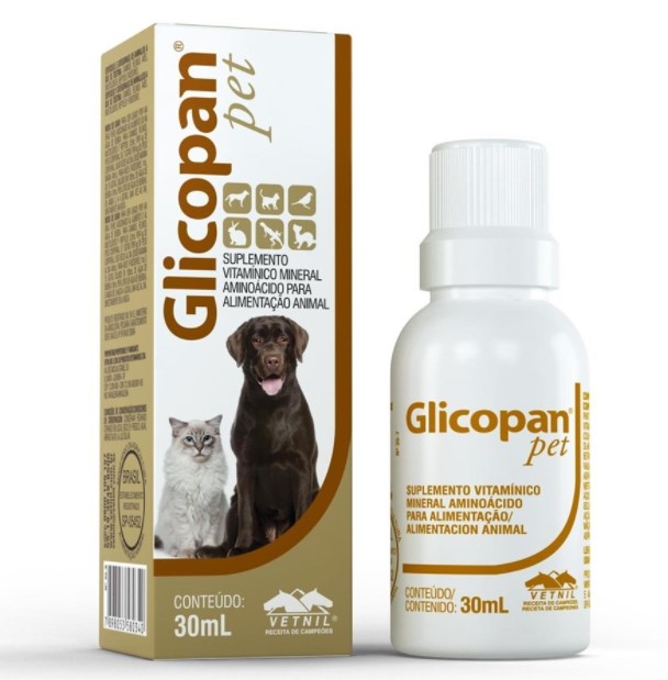 Suplemento Vitamínico Vetnil Glicopan Pet