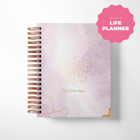 Life Planner Personalizado - Borboleta