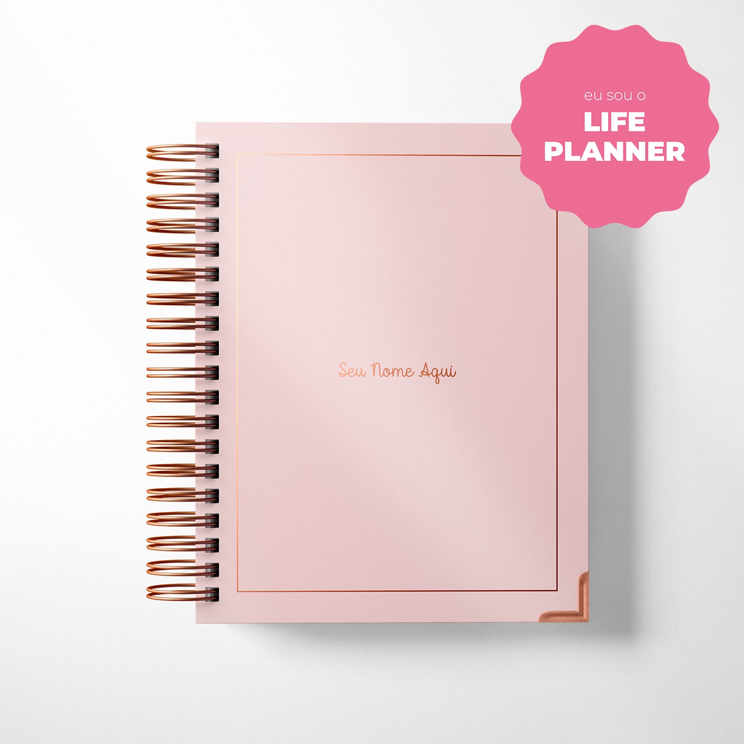 Life Planner Personalizado - Clássica Rosé