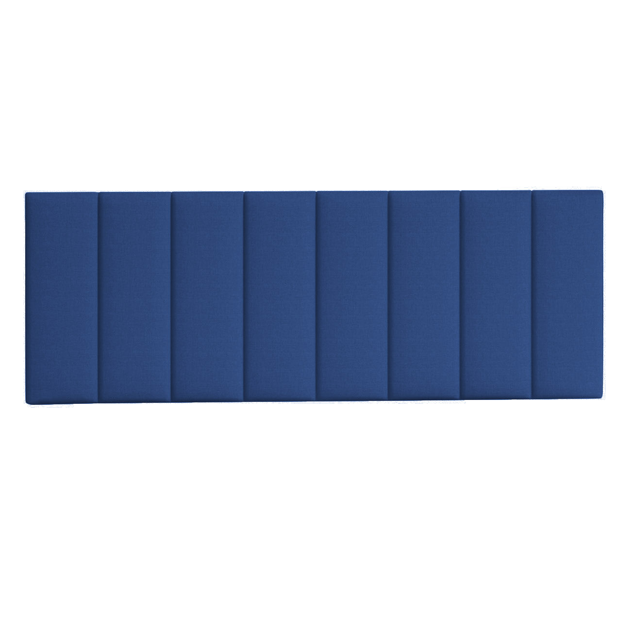Kit Cabeceira Painel Solteiro + Banco Calçadeira Estofado Jade 90cm Suede Azul Marinho - AM Interiores