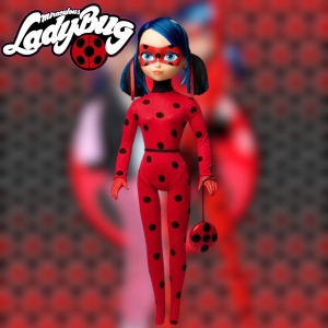 Boneca Ladybug Miraculous Grande 52cm Com Ioiô