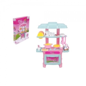 Mini Cozinha Infantil De Brinquedo Fogão E Acessórios