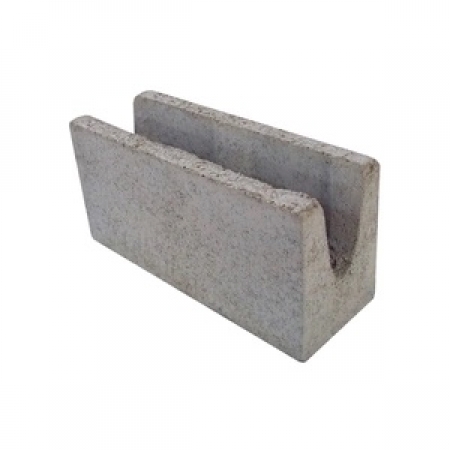 Bloco de Concreto Canaleta 15cm (14x19x39cm)