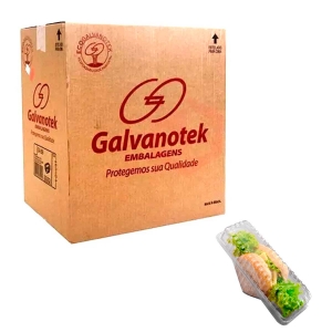 Caixa Embalagem Sanduíche G560 Galvanotek 100und