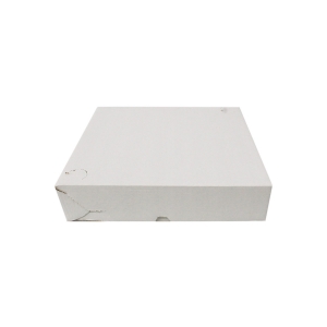 Caixa de Papelão Branco para Salgado 25x6x25cm 1und - Foto 0