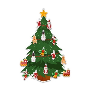 Decoração de Parede Árvore Natal Mágico Regina 1und