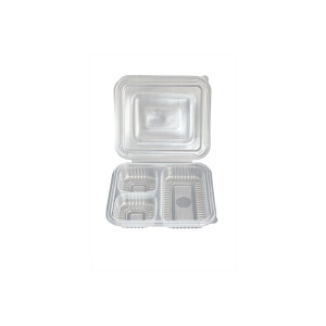 Embalagem 3 Divisórias Freezer Microondas 810ml Galvanotek G323 100und - Foto 0