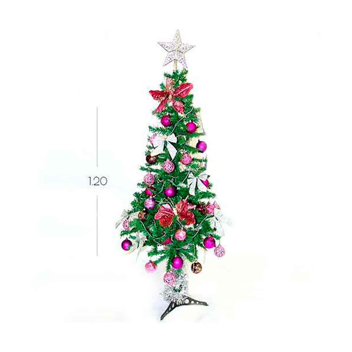 Árvore de Natal Simples Verde 120cm Wincy