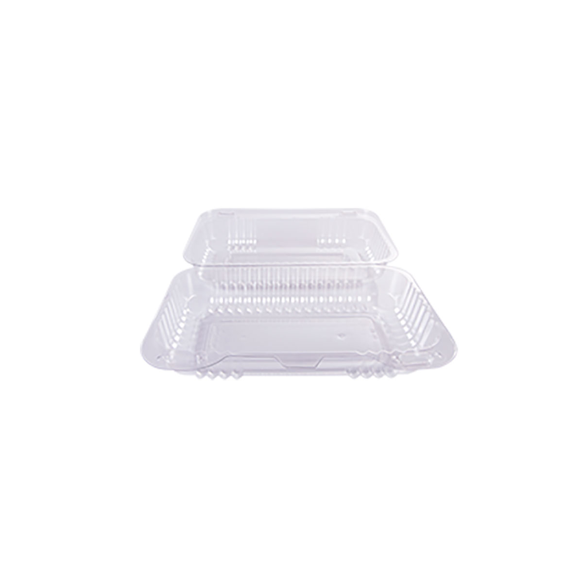 Caixa Lunch Box 10 Transparente Prafesta 100und  - Foto 1