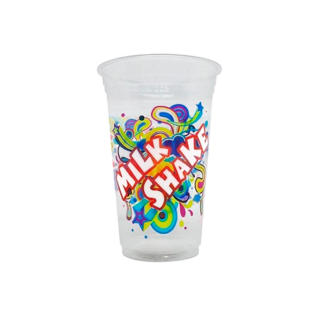 Copo Plástico Transparente Milkshake Rioplastic 300ml 50und - Foto 0