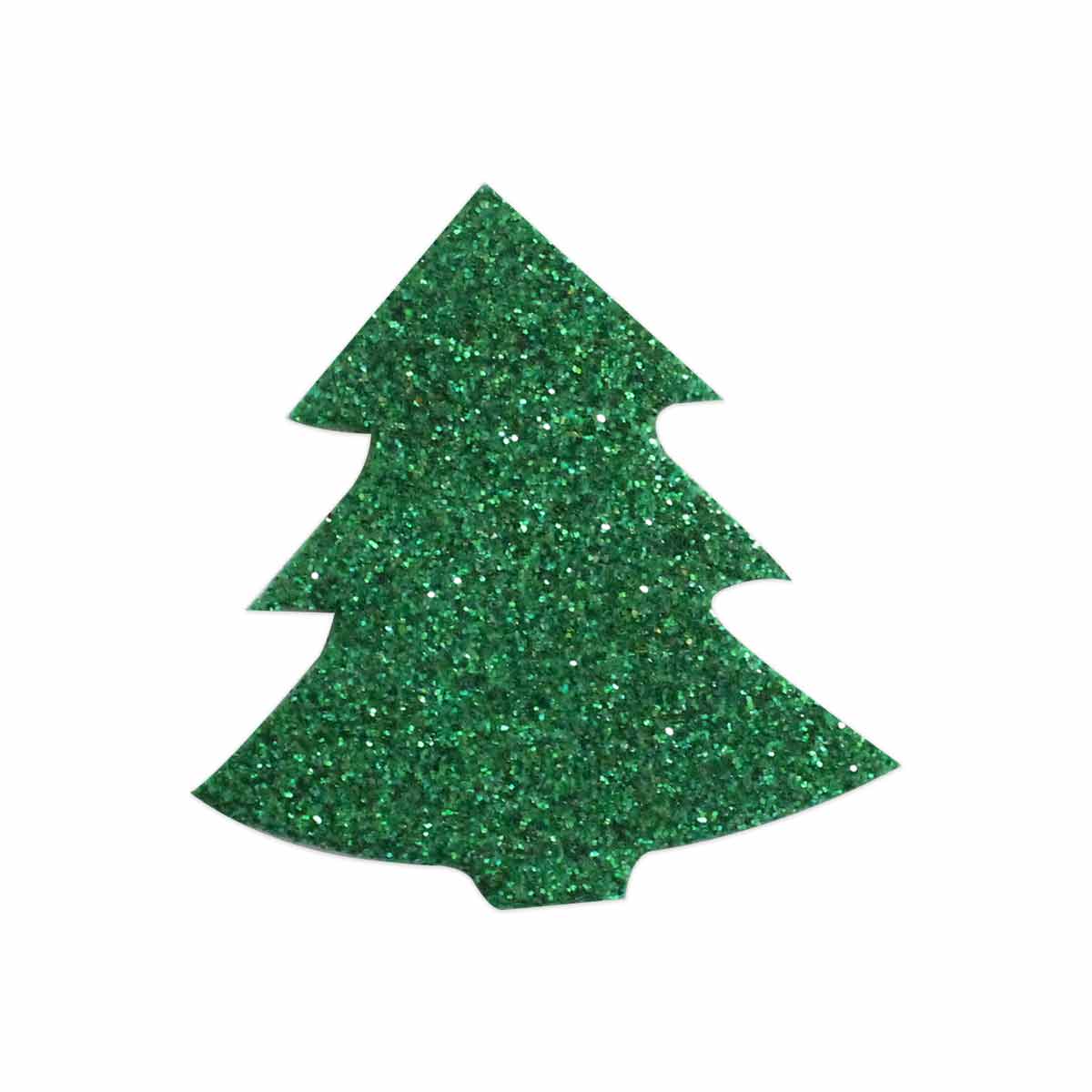 Natal Árvore em EVA Glitter Laços e Acessórios P 4x4cm 6und