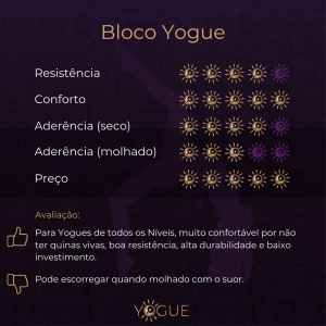 Bloco de Yoga Premium Yogue - Azul - Foto 2