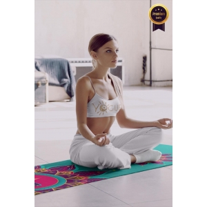 Kit Tapete de Yoga Aveludado Diwali + Mini Mat Aveludado Diwali - Foto 3