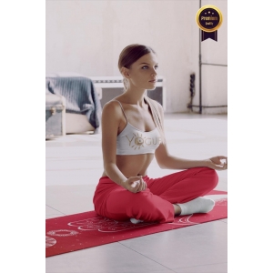 Kit Tapete de Yoga Aveludado Hamsa Star + Mini Mat Aveludado Hamsa Star - Foto 3