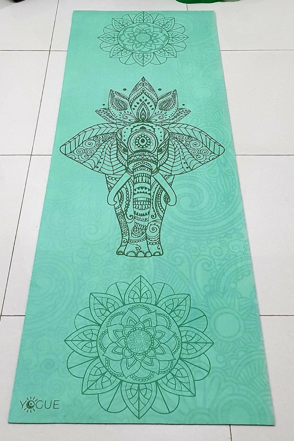 Kit Tapete de Yoga Aveludado Ganesha + Mini Mat Aveludado Ganesha - Foto 5