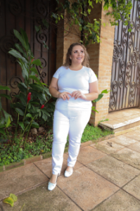 Blusa Feminino algodão decote redondo manga curta 4500