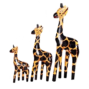 Trio de Girafas 30,20,15CM