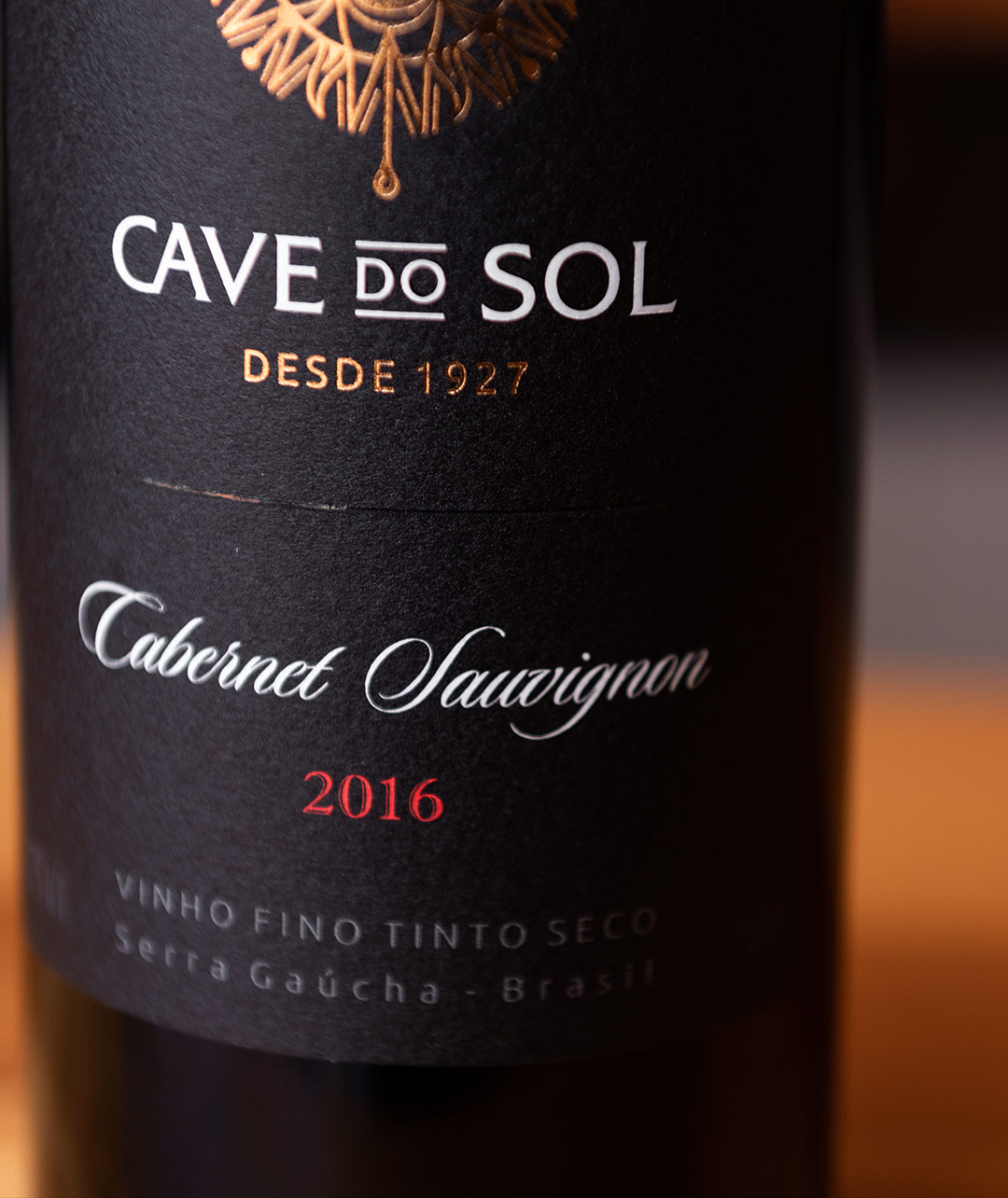 Vinho Fino Tinto Seco Cabernet Sauvignon 750ml - Cave Do Sol