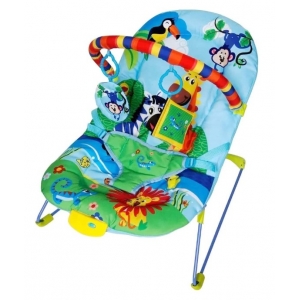 Cadeira de Descanso Musical e Vibratória Soft Ballagio Azul Color Baby