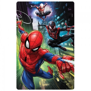 Jogo de Mesa Quebra Cabeça 100 PÇ Encapado Marvel Spider Man Toyster