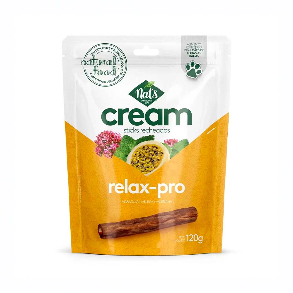 Nats Cream Relax Pro - Bifinho recheado para Cães Nats