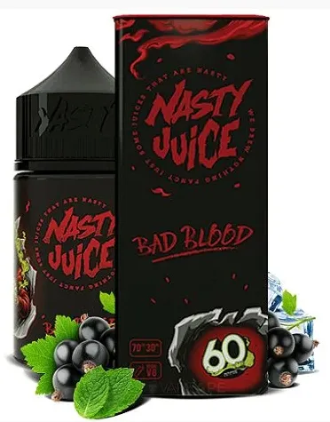 Juice Nasty Bad Blood Low Mint - Free Base 60ml