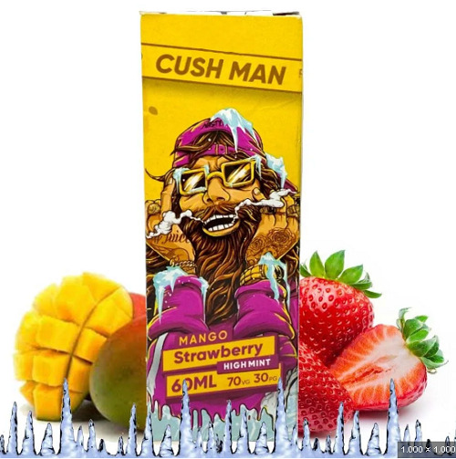 Juice Nasty Juice Cush Man Strawberry High Mint - Free Base 60ml