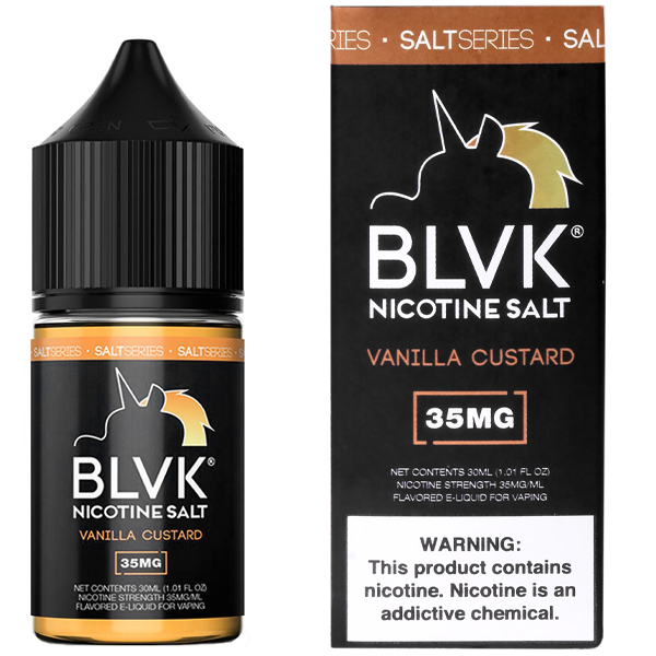 Juice Blvk Vanilla Custard - Nic Salt 30ml