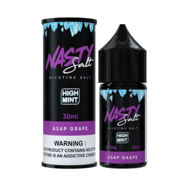 Juice Nasty High Mint Asap Grape - Nic Salt 30ml
