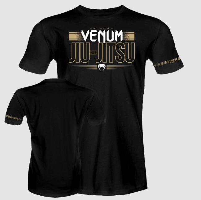Camiseta Venum Jiu Jitsu Team Black