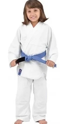Kimono Infantil Combate + Faixa Branca - Judô/ Jiu Jitsu - Branco - Torah