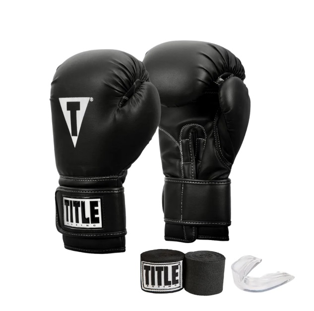 Kit - Title Essentials Boxing Glove Black