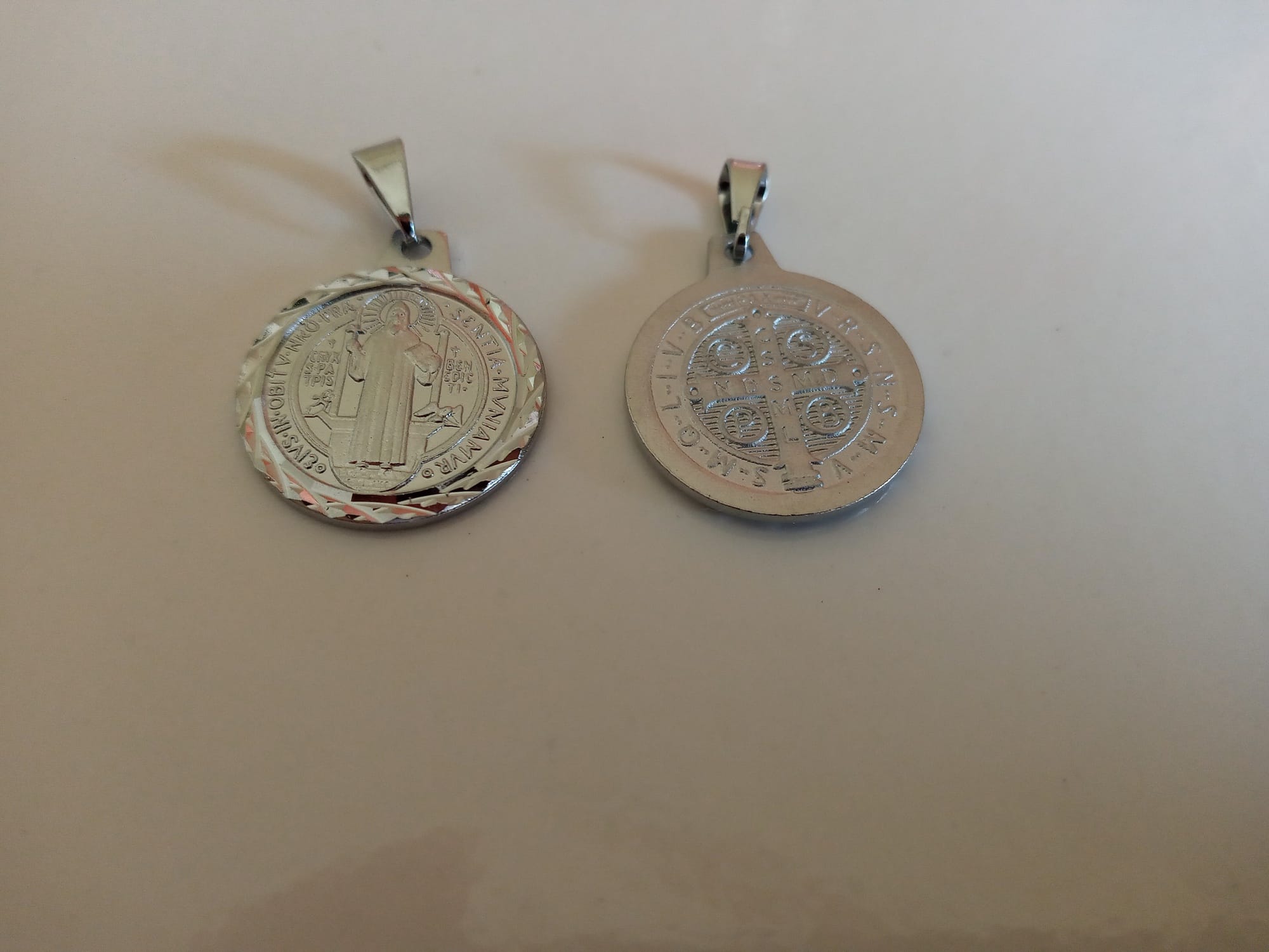 Medalha de São Bento - Prata fosca