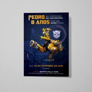 Convite Transformers Bumblebee